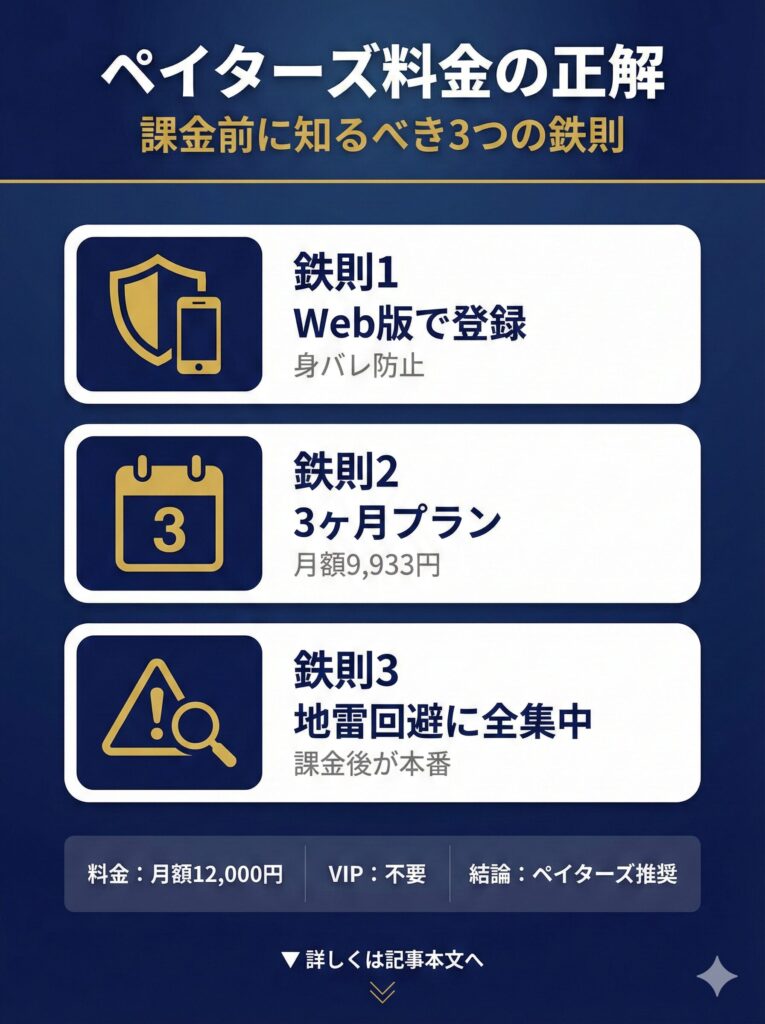 ペイターズまとめ図解