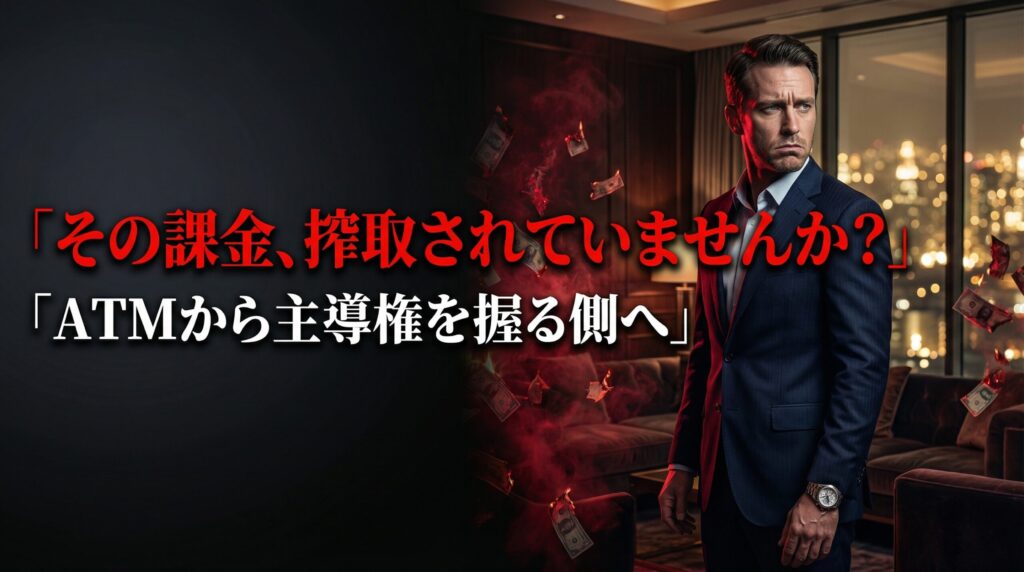 都会の夜景を背に立つ男性。ペイターズで高額課金してもS級美女のATMにならないための戦略を提示する見出し画像。