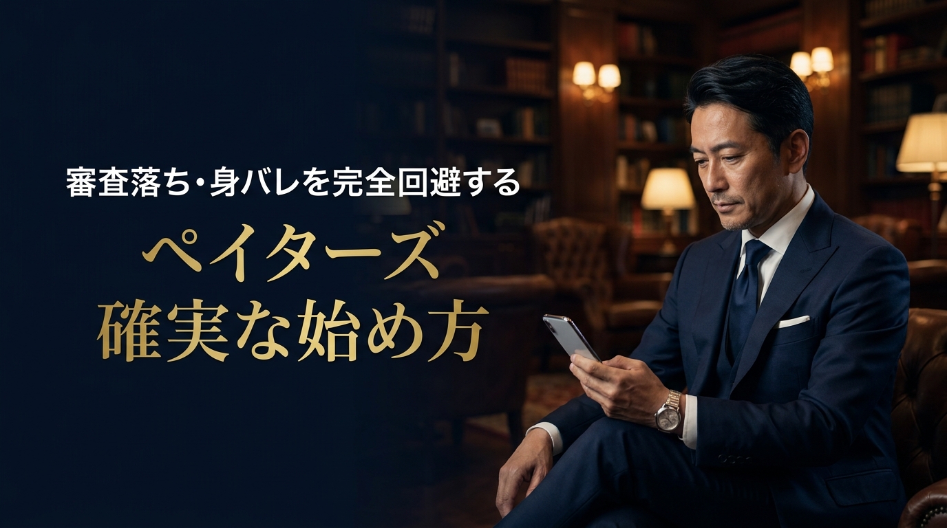 審査落ちや身バレを完全回避するペイターズ（paters）の確実な始め方と新規登録手順