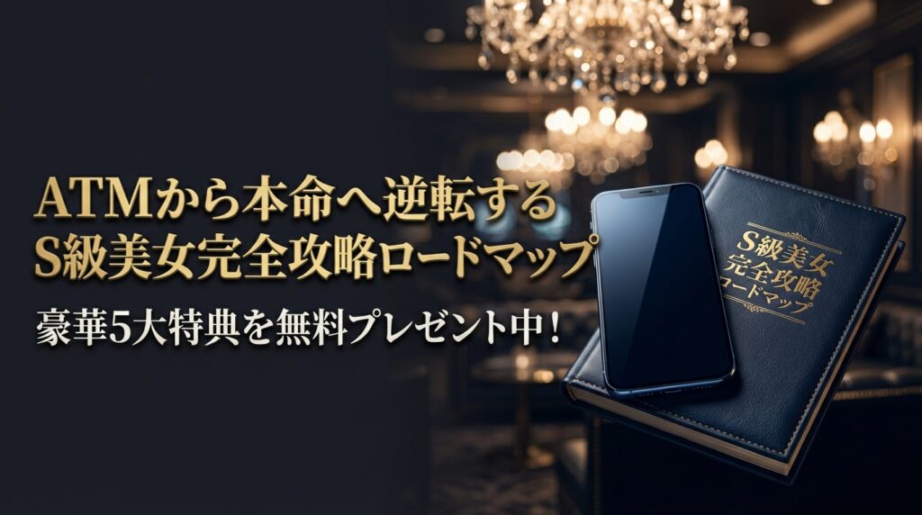 S級美女の完全攻略ロードマップと豪華5大特典の無料メルマガ登録ページへ遷移します