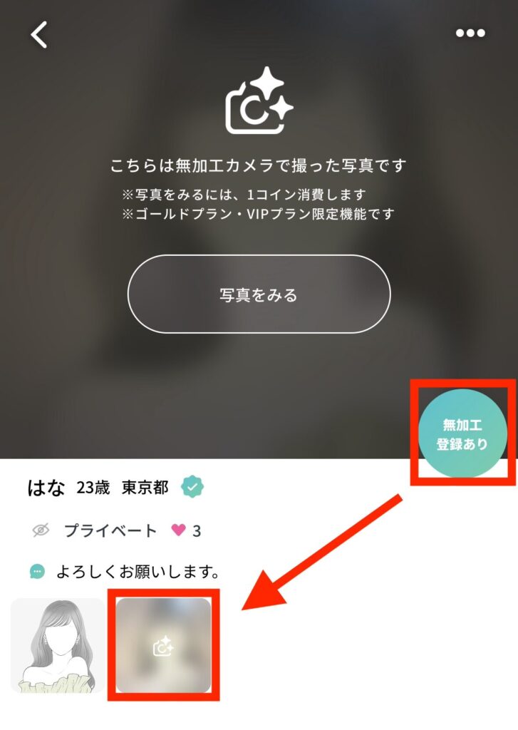ペイターズの無加工登録ありマーク
