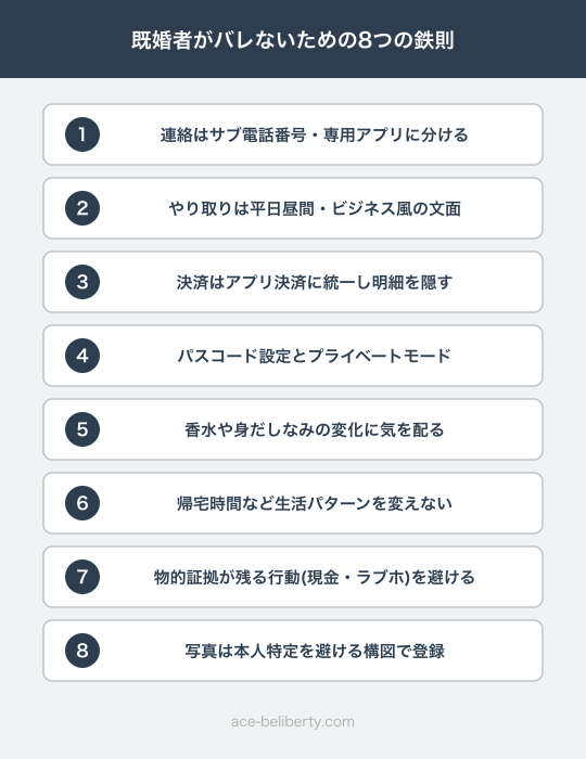 ペイターズで既婚者がバレないための8つの鉄則