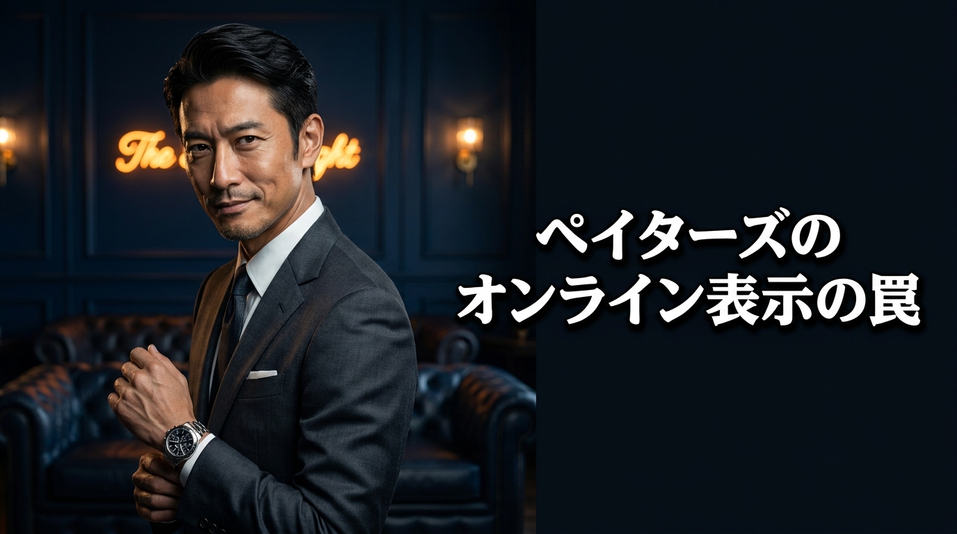ペイターズのオンライン表示を隠す方法と、ずっとオンラインの女の罠