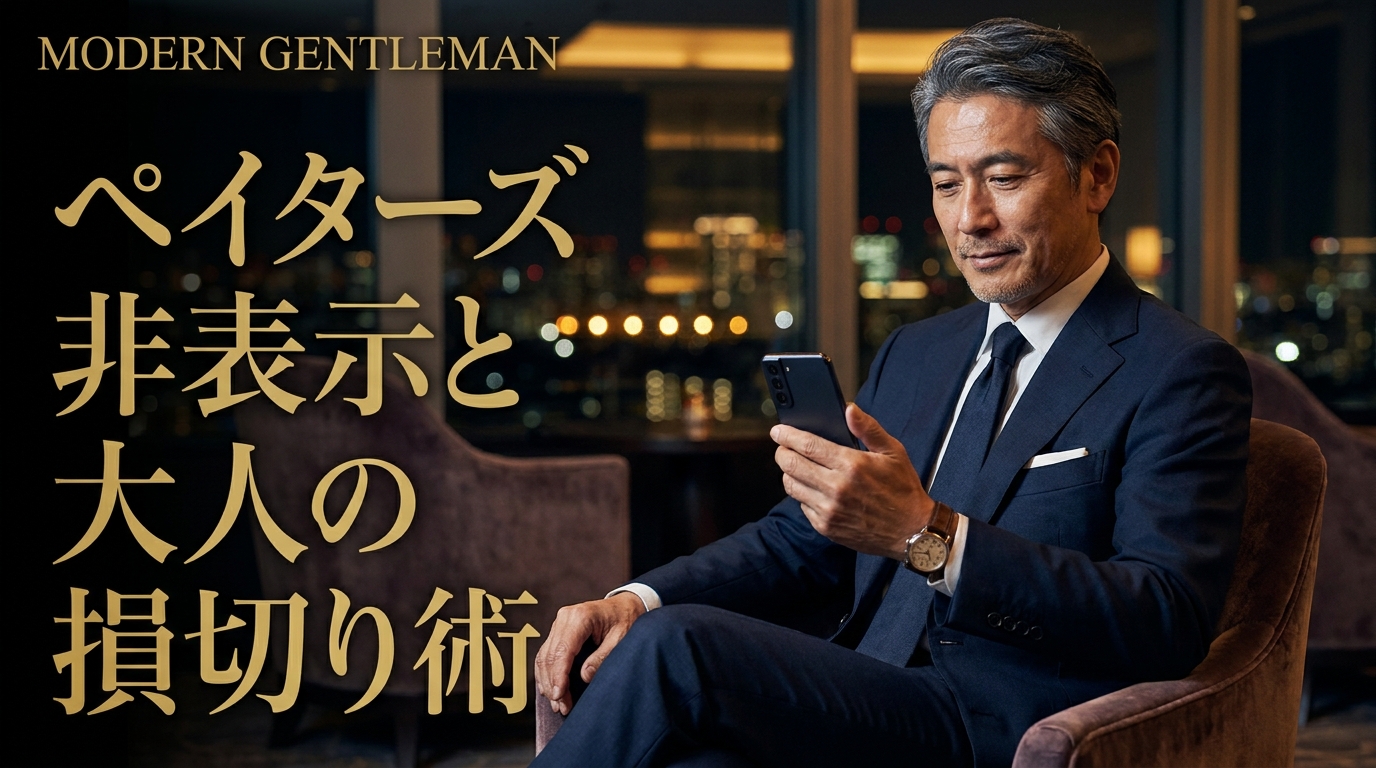 イターズで非表示になった原因と大人の損切り術