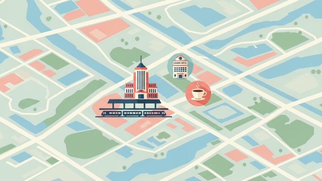 岡山駅周辺のパパ活デートにおすすめな安全エリアマップ