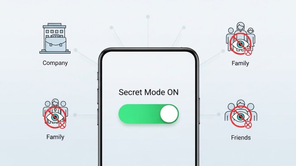 パパ活アプリのシークレットモードで身バレを防ぐ仕組み