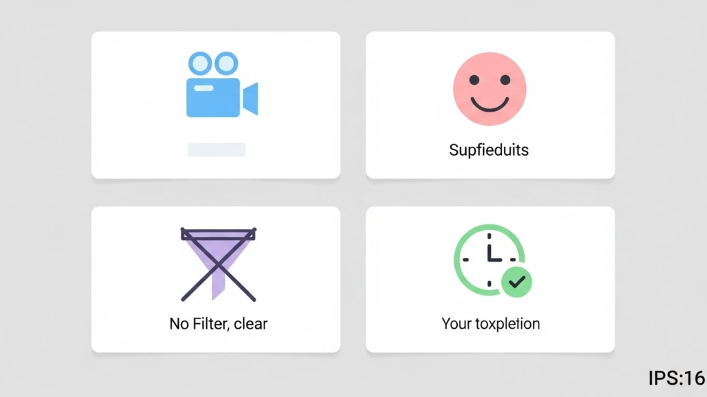 ラブアンの動画プロフィール機能のメリット図解