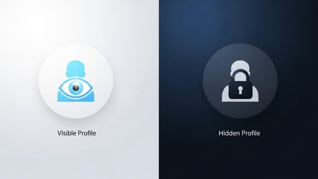 ラブアンのシークレットモード機能のON/OFF比較図