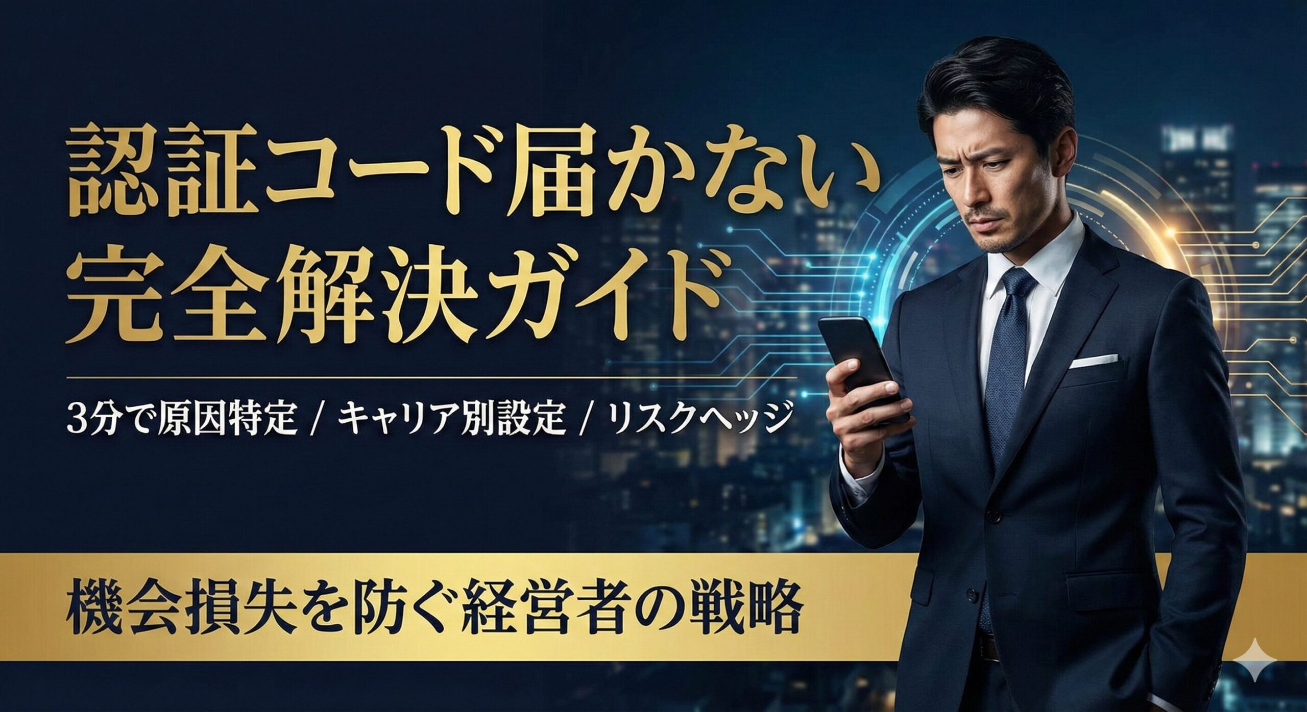 ペイターズの認証コードが届かないトラブルを解決するプロのガイド。スマホのエラー画面と解決策を示すイメージ。