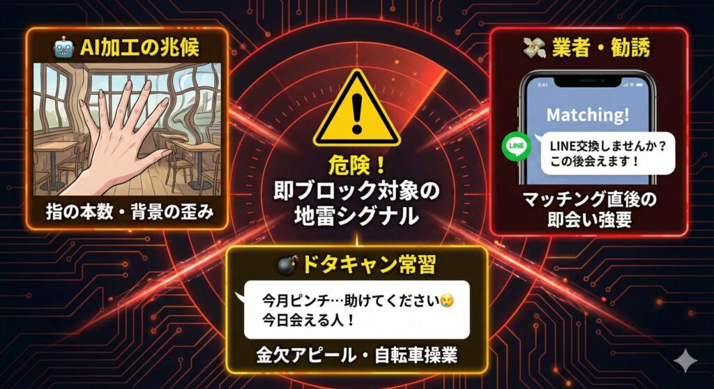 ペイターズにいるAI美女業者やドタキャン地雷女性の特徴まとめ