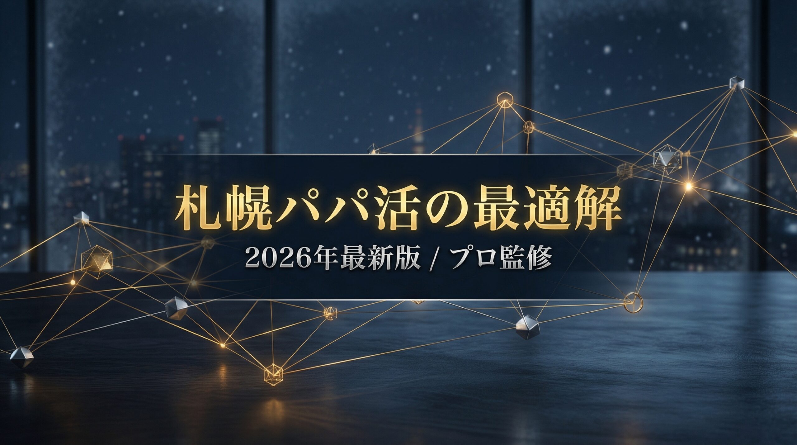 プロ直伝！札幌のパパ活アプリおすすめ4選とすすきの相場・攻略法
