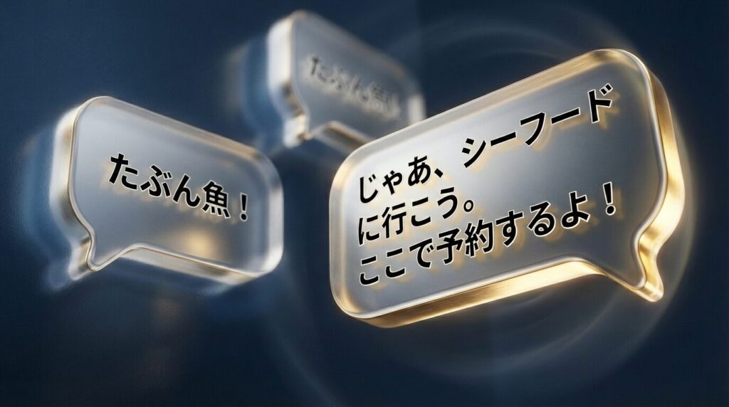 主導権を握りスマートにお店を予約するメッセージのやり取り例