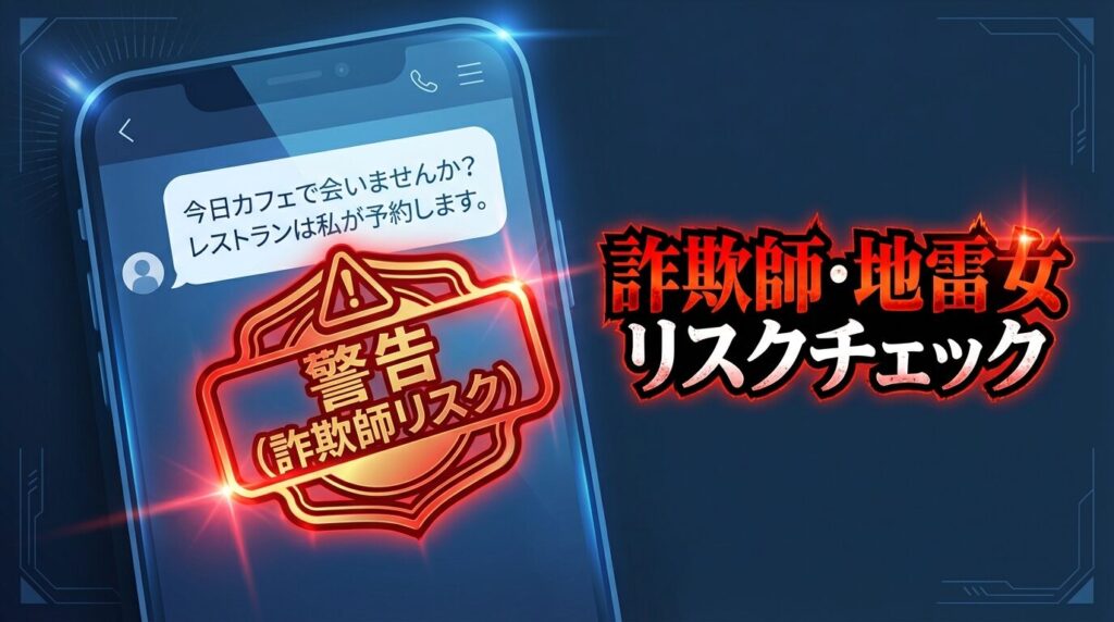 パパ活アプリにおける業者や地雷女の危険なメッセージの特徴と対策