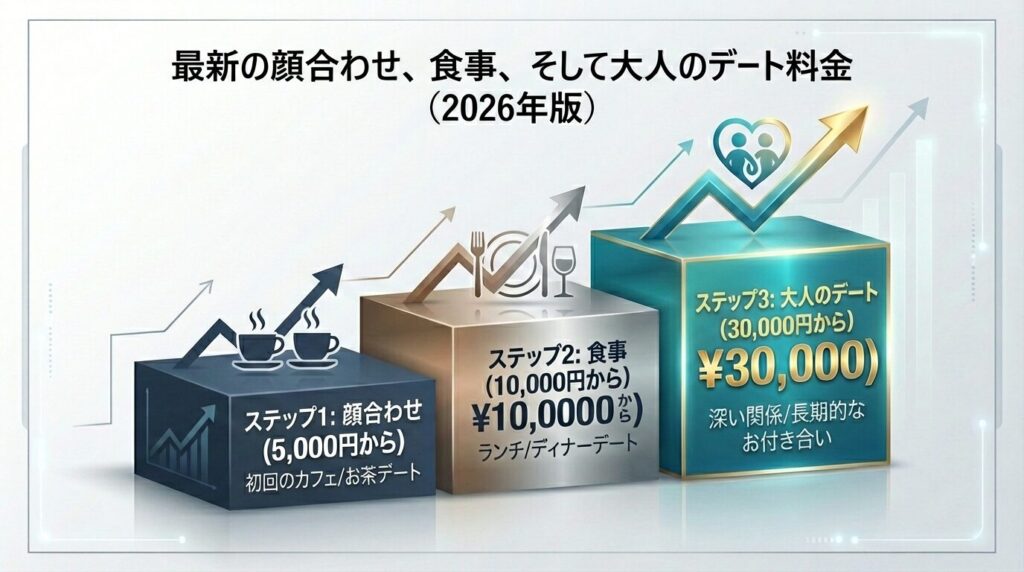 都内におけるパパ活の顔合わせ、食事、大人の最新お手当相場