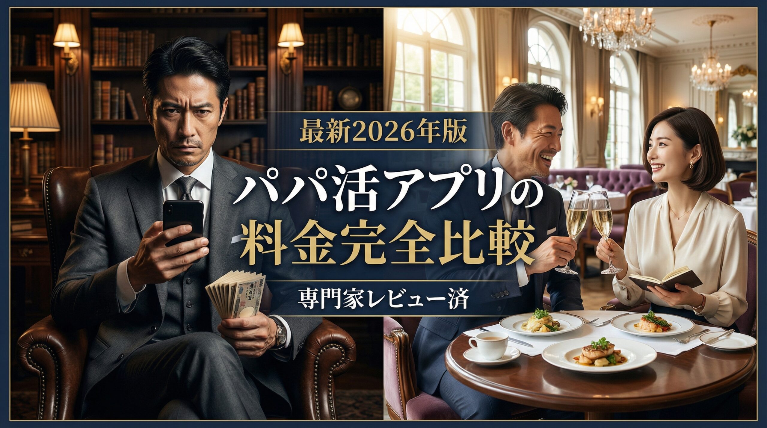 パパ活アプリの料金比較と投資対効果を解説する記事のアイキャッチ画像