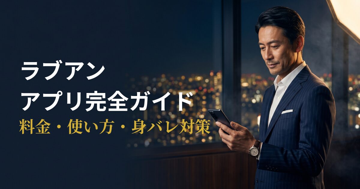 ラブアンのアプリ有無・使い方・料金を解説するガイド記事のアイキャッチ